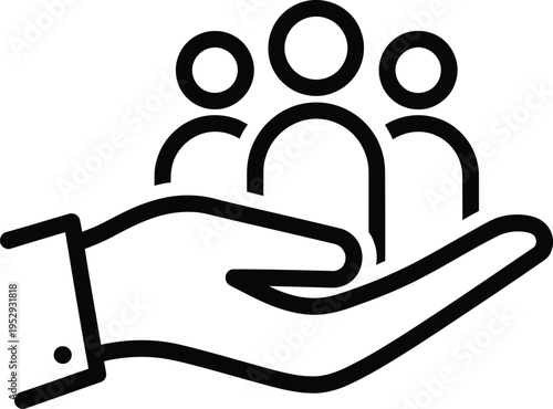 Support and care for a group of people