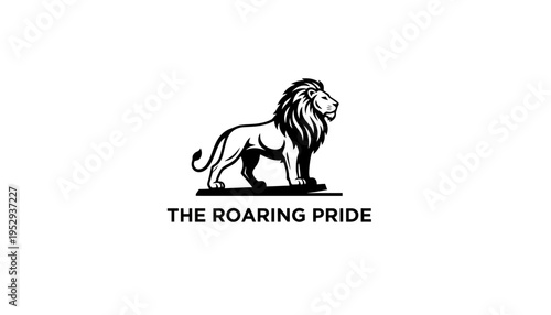 A lion logo design for a company called The Roaring Pride