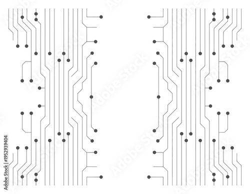 Circuit Board Pattern Design Vector Illustration