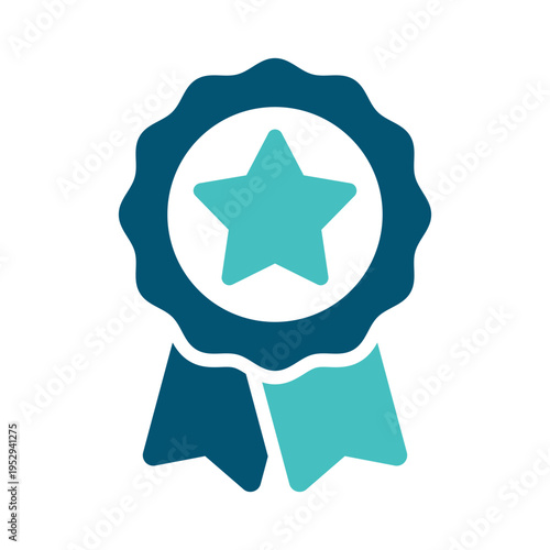 Brand Award Badge Identity Ribbon