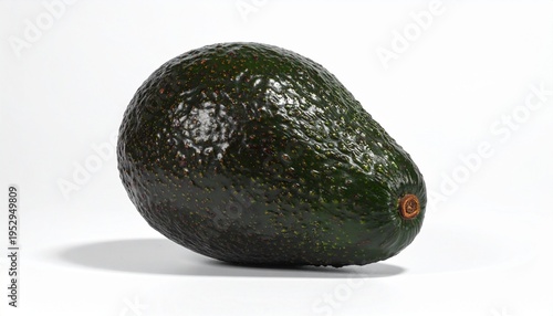 avocado isolated on white