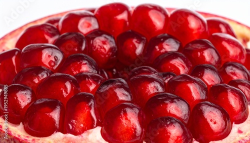 pomegranate seeds close up