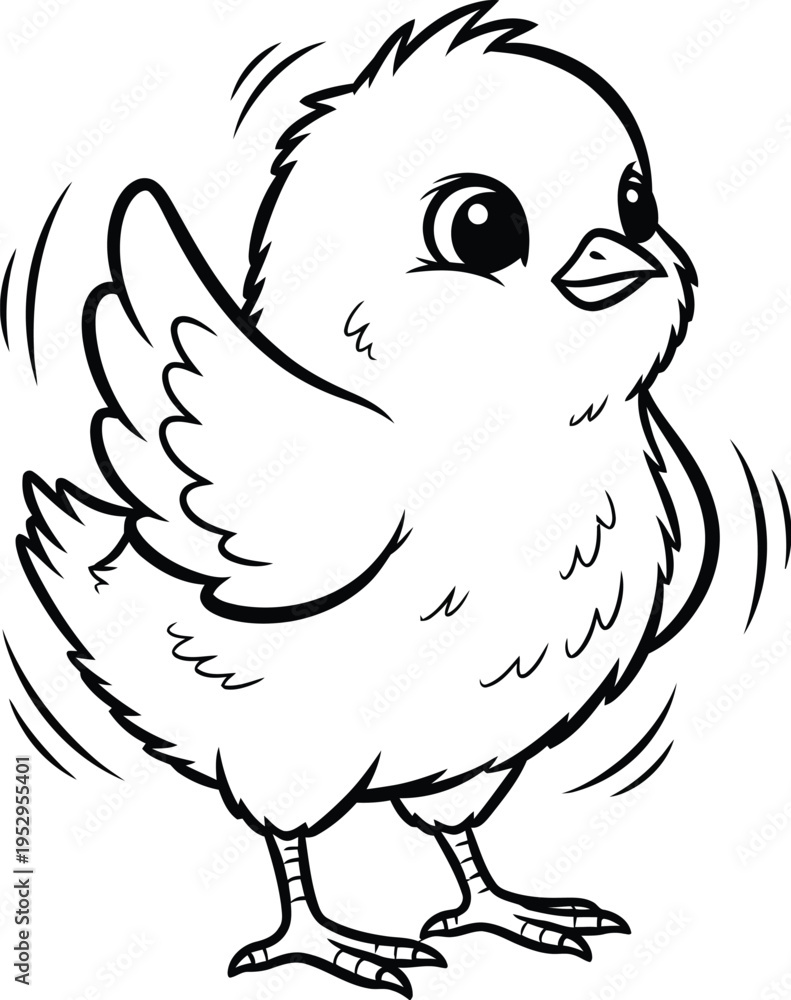 Fototapeta premium Easter sunday cute chick vector illustration eps file