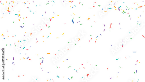 Colorful Confetti, Transparent PNG, Celebration Background, Party Decor
