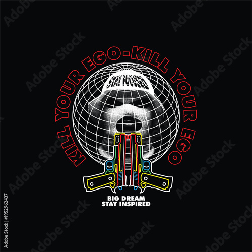 kill your ego simple vintage fashion