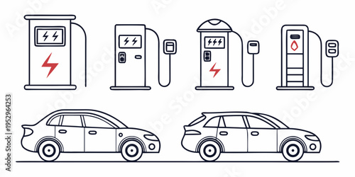 Electric vehicle charging station fuel energy