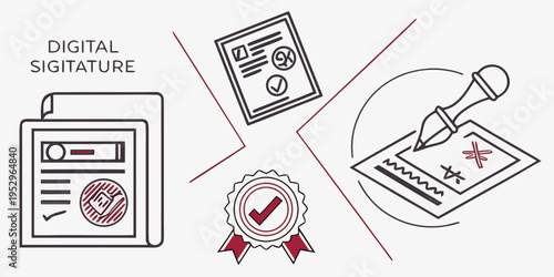 Digital signature document security verification