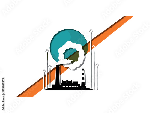 Black and white minimal silhouette of storyteller seated by symbolic fire rendered as flat red geometric shape, oversized cobalt blue circle framing the upper