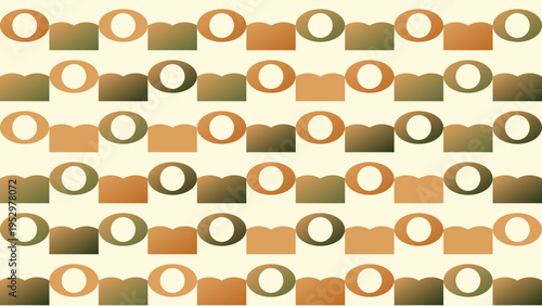 Seamless Music Notes Pattern on Beige Background