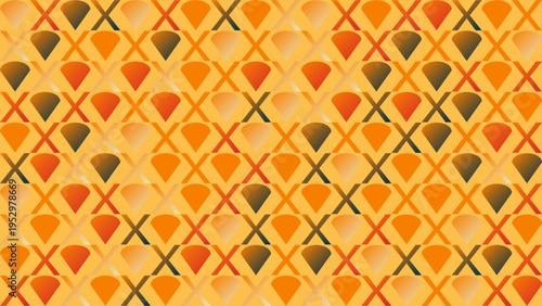 Warm Tones Abstract Geometric Pattern