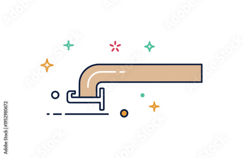 Decorative ogee countertop edge profile showing a subtle S curve detail in a compact side view cutaway, symbolizing classic elegance and traditional interior