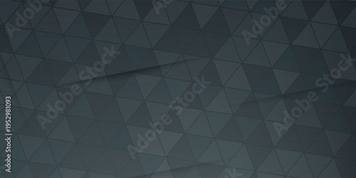 Futuristic, Triangular Mosaic Tiles arranged in the shape of a wall. 3D, Semigloss, Bricks stacked to create a Concrete block background. 3D Render
