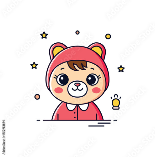 Cheburashki sweet character portrait centered on a compact full body figure with rounded shapes and expressive eyes, symbolizing innocence and timeless cartoon