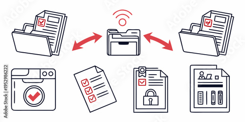 File sharing and management folders files documents