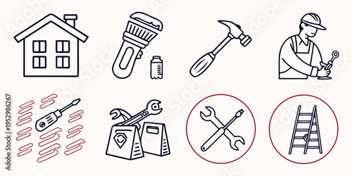 Home Repair and Construction tools house hammer