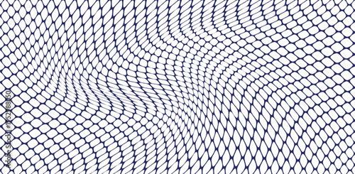 Blue white abstract wave mesh pattern flowing background design