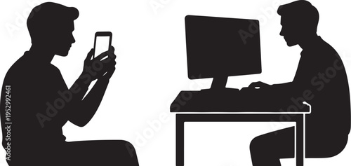 silhouette of a woman