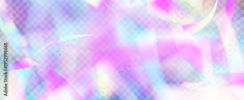 Rainbow Light Leak Prism. Iridescent Prism Background.  Abstract Blur Texture With A Refraction Filter And Subtle Color Aura. Crystal  Light Leak Effect.