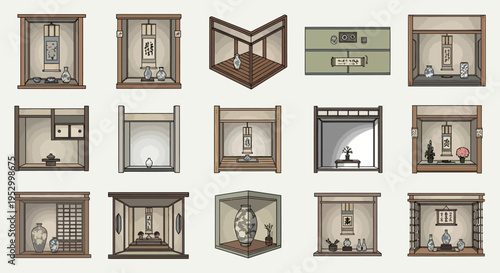 Collection of Various Window Designs and Styles.