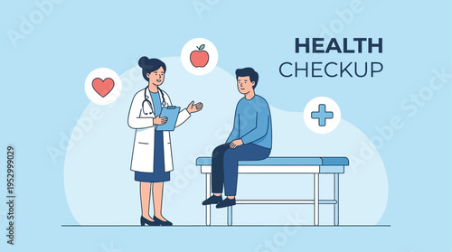 Medical professional consults a patient, illustrating the vital role an Intelligent Healthcare Data & Research Ecosystem plays in modern health and wellness
