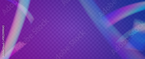 Rainbow Light Leak Prism. Iridescent Prism Background.  Spectrum Shine And Camera Beam With A Color Burst And Gem-like Sparkle. Crystal  Light Leak Effect.