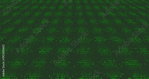 Digital Gridwork - A Structured Array of Binary Logic and Information Processing Blocks. Perspective.