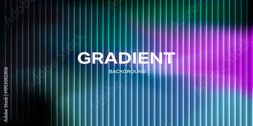 Ripple glass gradient background with vertical translucent stripes in cyan, blue, and pink tones. Glossy blurred texture with refraction effect, luminous glow, and dark modern depth.