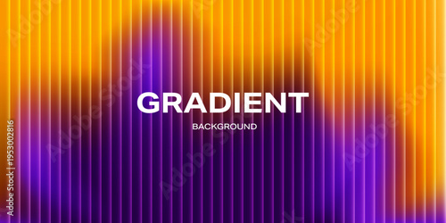 Ripple glass gradient background with vertical translucent stripes in orange and purple tones. Glossy blurred texture with refraction effect, glowing light, and vibrant futuristic depth and motion.