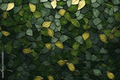 A close-up view of a bunch of green leaves. Suitable for various nature-themed projects