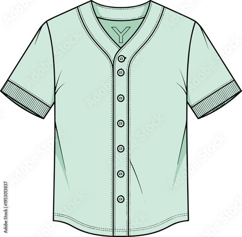 Women High Waisted Straight Mini Skirt Technical Fashion Flat Sketch Vector Illustration with Back Darts CAD Drawing Flat Vector Illustration