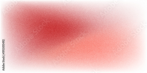 Red orange pink coral peach white abstract background. Noise grain mesh spray. Color gradient. Spot blot oval circle. Fluid water explosion splash. Design.