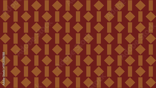 Geometric Shapes Pattern in Earth Tones