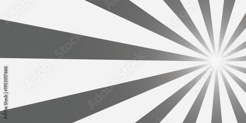 Ray sun light. Sunburst background. Radial circle line. Pattern starburst. Comic beam lines. Sun effect rays. Abstract firework. Concentration stripe. Cartoons lightning style. Vector illustration