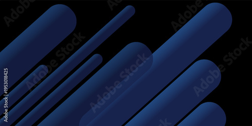 Stylish minimalist background showcasing sleek blue gradient shapes against a dark backdrop. Perfect for modern designs or technology-themed projects