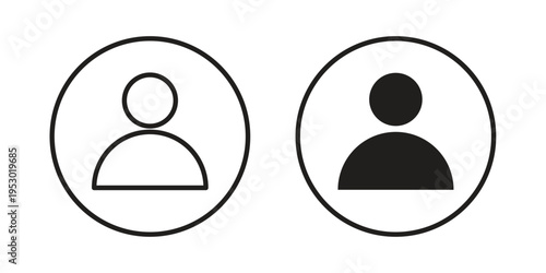 Individual icon set concept vector graphics for web UI