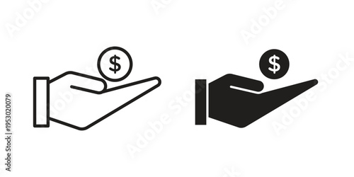 loan icon set concept vector graphics for web UI