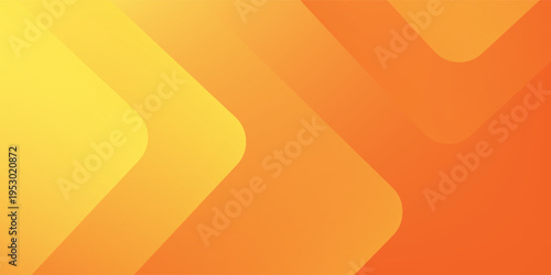 Abstract orange and yellow geometric background. Dynamic shapes composition. Cool background design for posters. Vector illustration