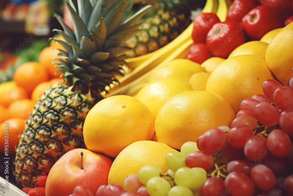 custom made wallpaper toronto digitalA pile of fruit sitting on top of a table. Suitable for various uses