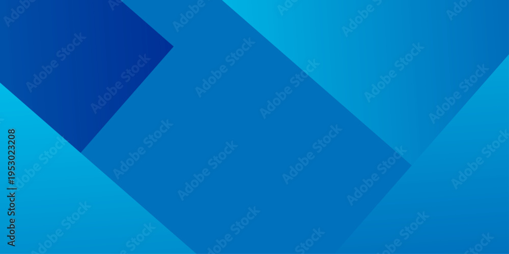 Obraz premium Abstract Blue Geometric Background with Overlapping Transparent Squares and Diagonal Lines for Corporate Tech Design