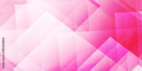 Abstract pink geometric background with overlapping transparent diagonal shapes and soft gradients for modern web design