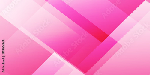 Abstract pink geometric background with overlapping transparent diagonal shapes and soft gradients for modern web design