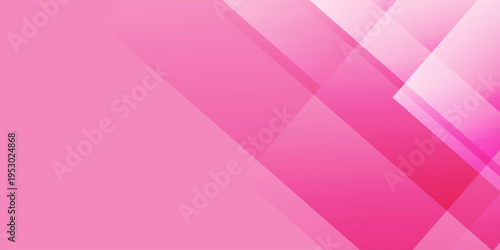 Abstract pink geometric background with overlapping transparent diagonal shapes and soft gradients for modern web design