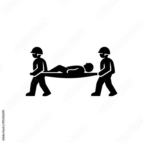 Medical Evacuation Stretcher Icon