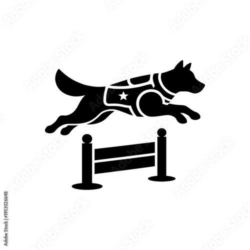Military Service Dog Training Icon
