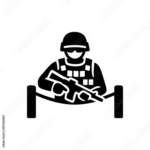 Border Security Sentry Icon