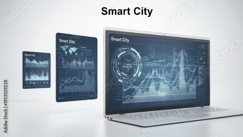 Wallpaper Mural Smart City Technology Display Screens Torontodigital.ca