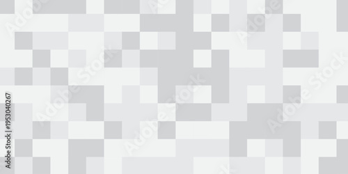 Seamless pattern with squares. Abstract pixel and cube background. Vector digital mosaic pattern. Geometric light elements tile art backdrop.