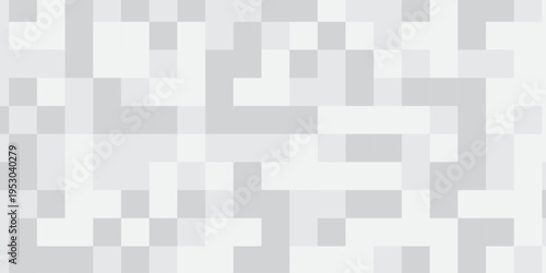 Seamless pattern with squares. Abstract pixel and cube background. Vector digital mosaic pattern. Geometric light elements tile art backdrop.