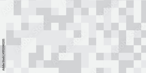 Seamless pattern with squares. Abstract pixel and cube background. Vector digital mosaic pattern. Geometric light elements tile art backdrop.