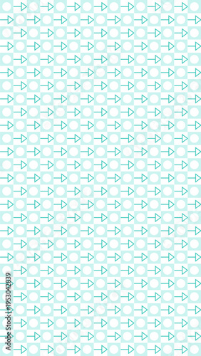 Mint Arrow Pattern Background